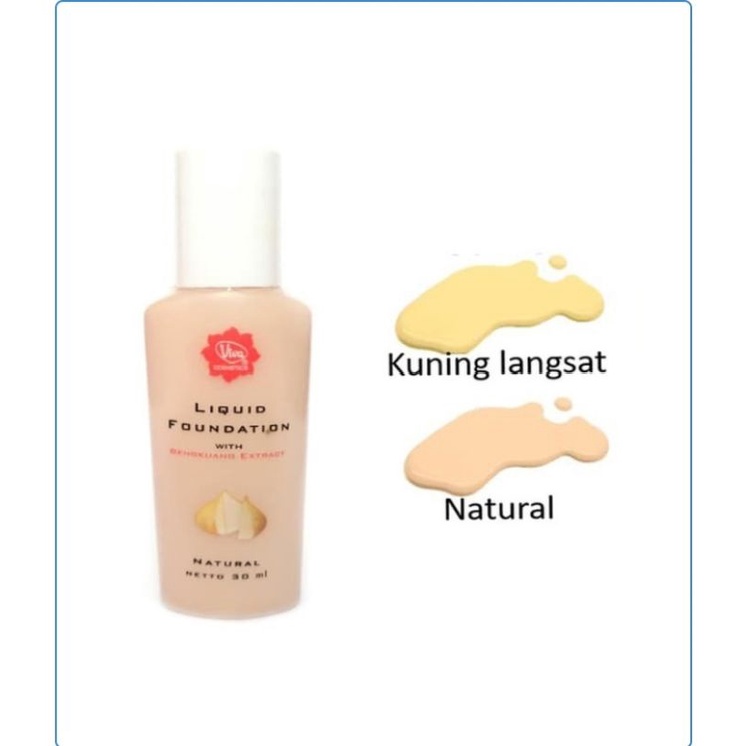 VIVA LIQUID FOUNDATION NATURAL 30ML (ALAS BEDAK)