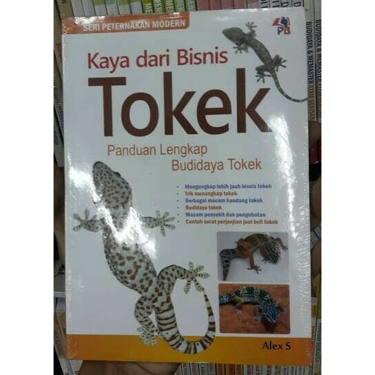 Buku Kaya Dari Bisnis Tokek Panduan Lengkap Budidaya Tokek Original Ac948 Shopee Indonesia