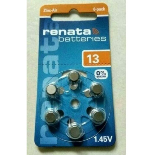 Baterai Renata/Baterai Alat Bantu Dengar/RenataAG5/13