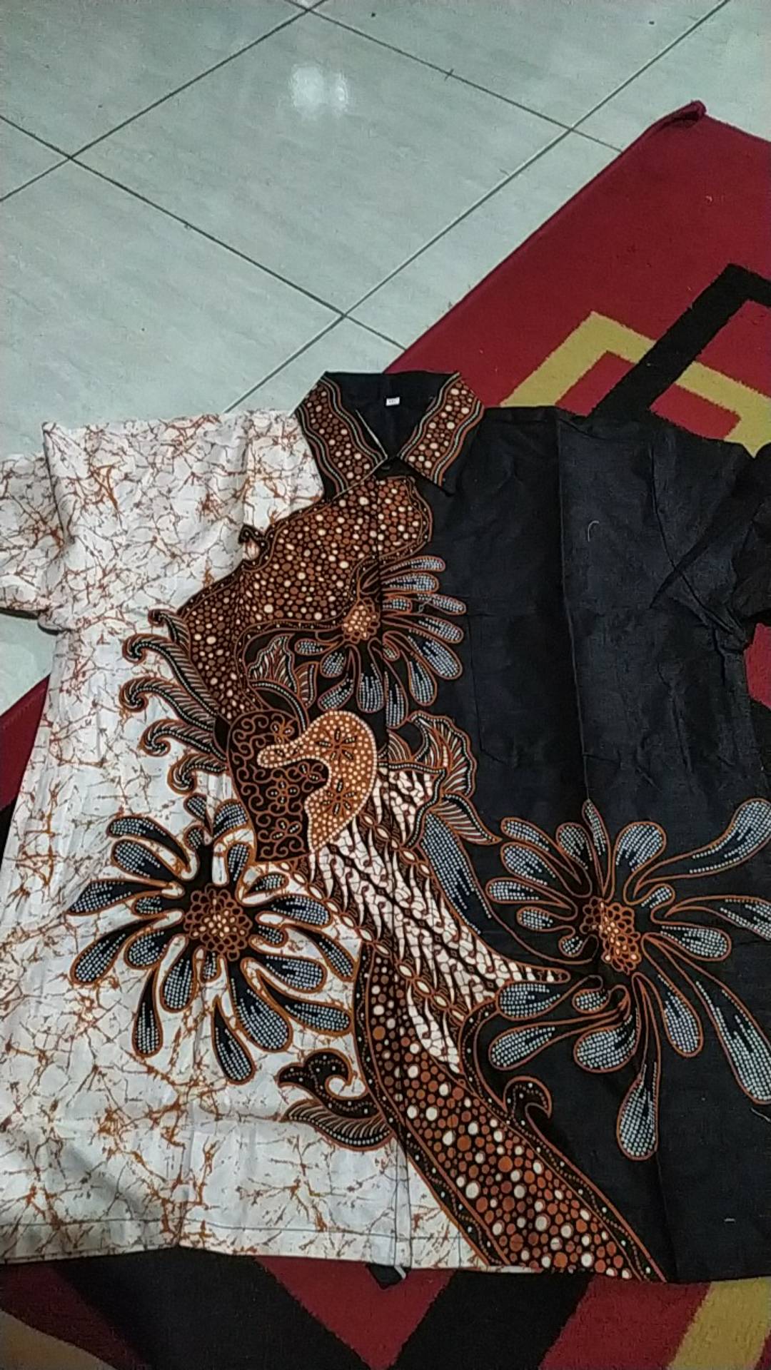 Bswart Batik Hrb026 Kenongo Hem Pendek Padi Pekalongan M L Xl Batik Pria Murah Modern Grosir