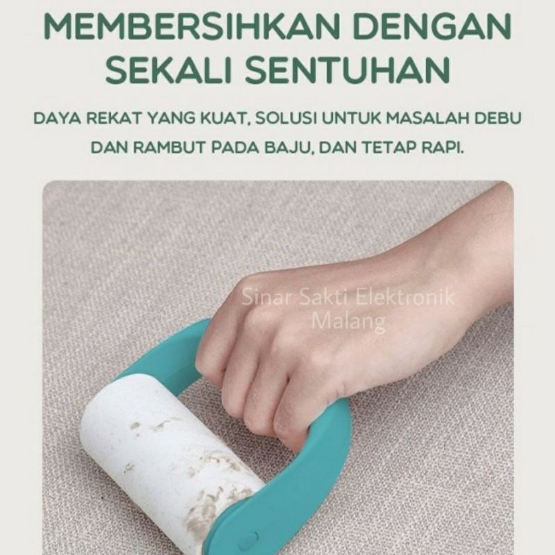 Lint Roller Pembersih Bulu Kucing Anjing Roll Pakaian Baju Bulu Hewan Sticky Roller