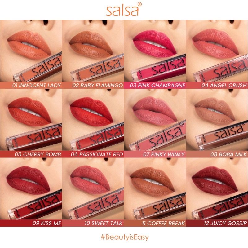 SALSA LIPCREAM DYNAMATTE [ 𝗕𝗣𝗢𝗠 ]