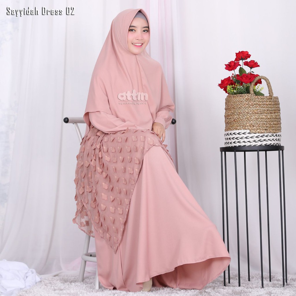 SAYYIDAH DRESS || Gamis Syari by ATTIN HIJAB