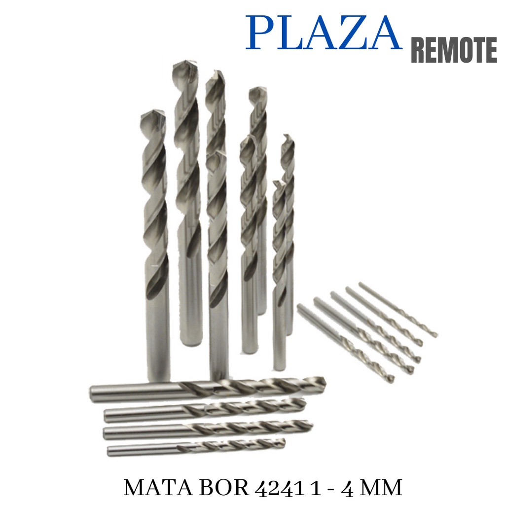 MATA BOR 4241 HOLE SAW 1 MM - 5 MM LURUS Gergaji Kayu HSS Drill Bit Kayu Logam Plastik