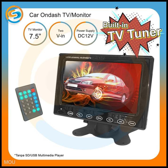 Promo Terbatas Tv Monitor Ondash 7 Inch - Tv Mobil
