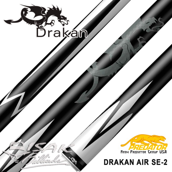 Drakan Air SE-2 Pool Cue by Predator USA - Stik Biliar Billiard
