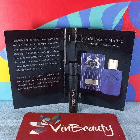 Vial Parfum OriginaL PARFUMS de MARLY PARIS PERCIVAL EDP 1.2 ML For Men Murah