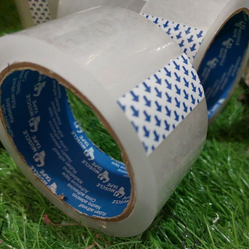 

LAKBAN PLASTIK MURAH 90yard x 2 inci Bening / Coklat