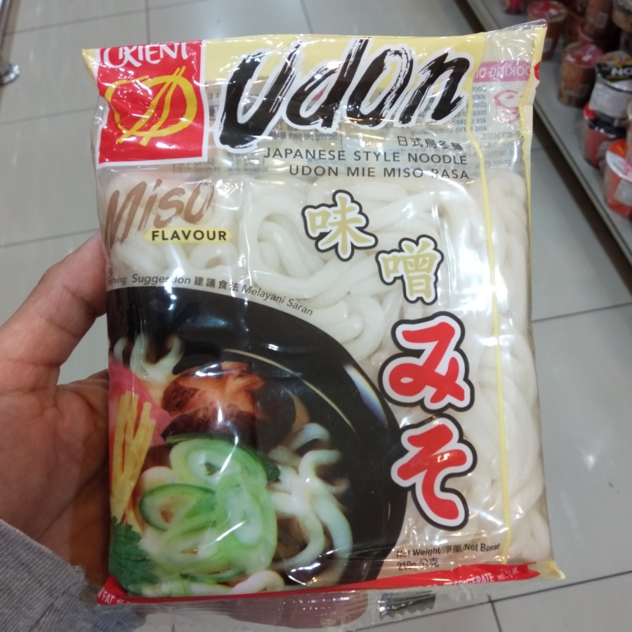 

Orient Udon Miso Soup Japanese Style Noodle 210 gr - Mie Udon Miso Sop