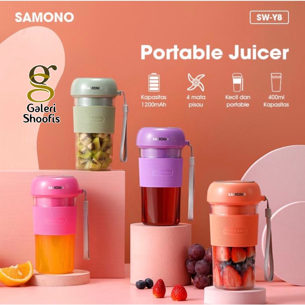 Samono Botol Minum Portable Juicer
