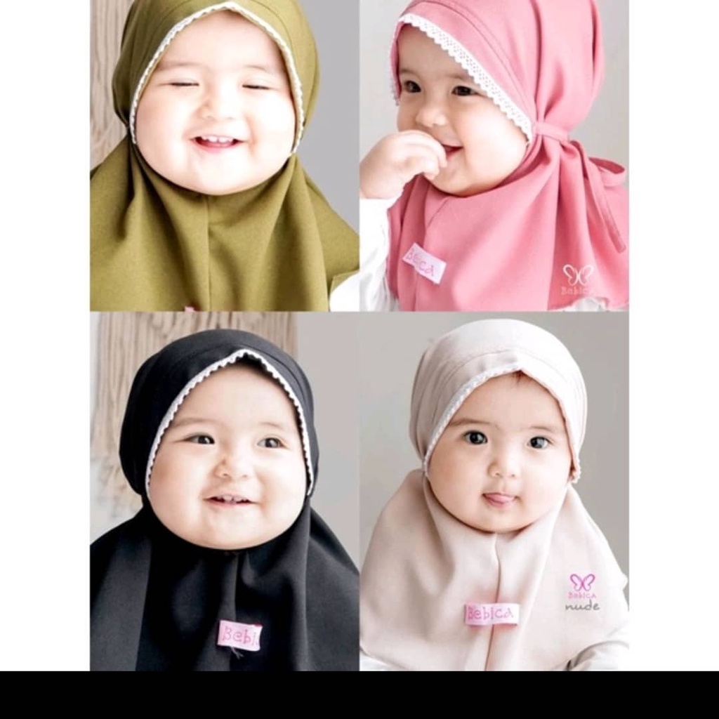 HIJAB/BERGO MARIYAM ANAK RENDA/Jilbab Instan Maryam Anak Renda Kepala