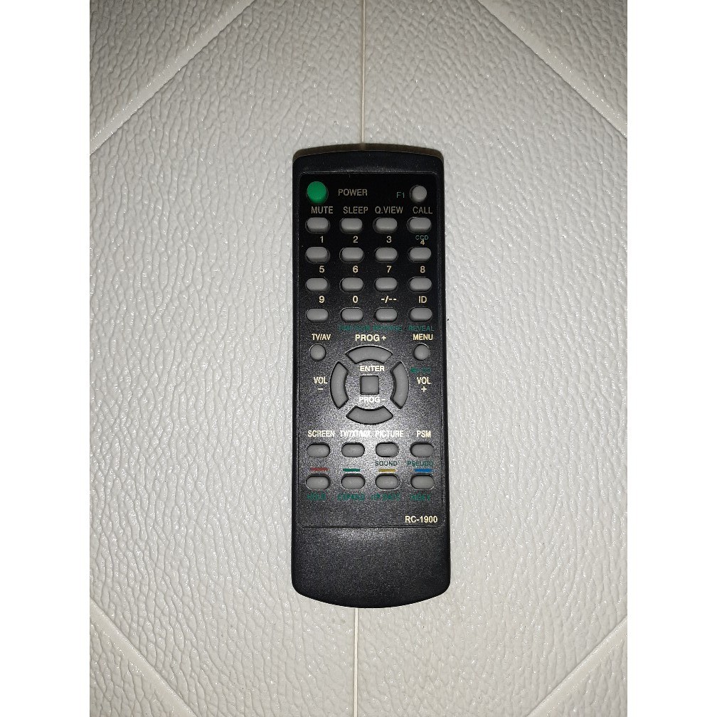 Remot Remote TV Tabung AKARI RC-1900 tanpa setting