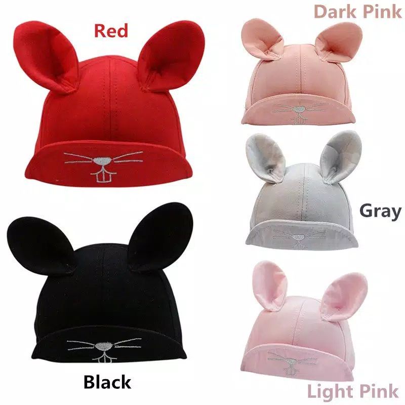 Topi bayi korea lucu / baby hat / topi bayi little mouse 3d