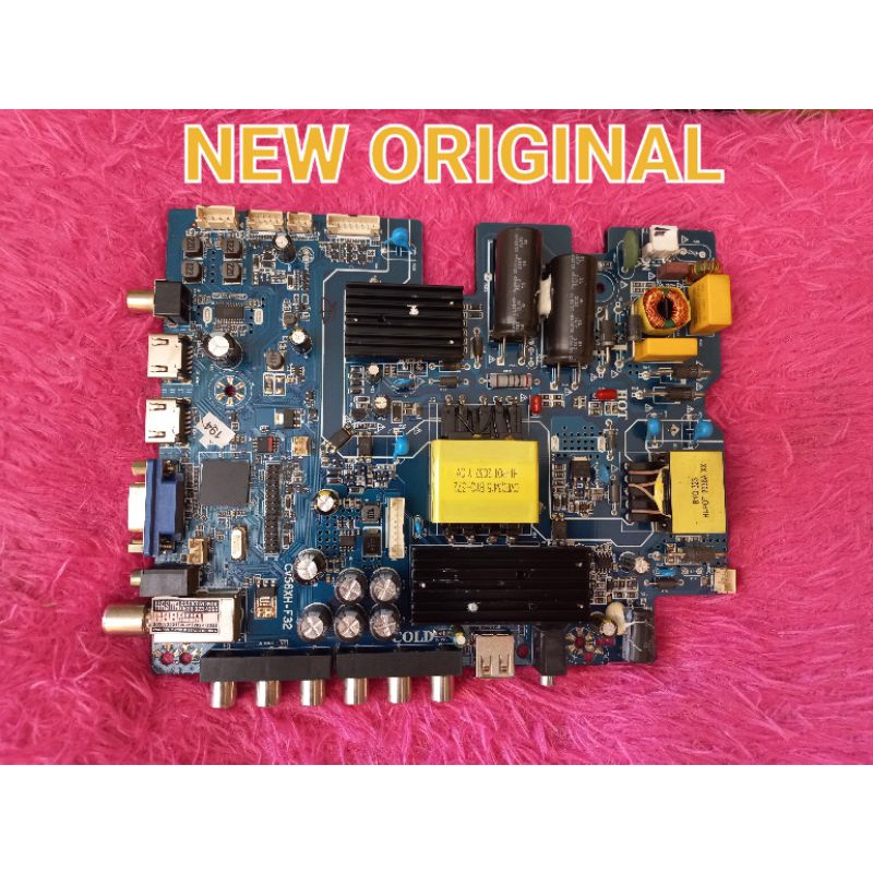 mb - mainboard - matherboard - mobo - polytron - sondbar - PLD32B1550 - 32B1550 - ORIGINAL