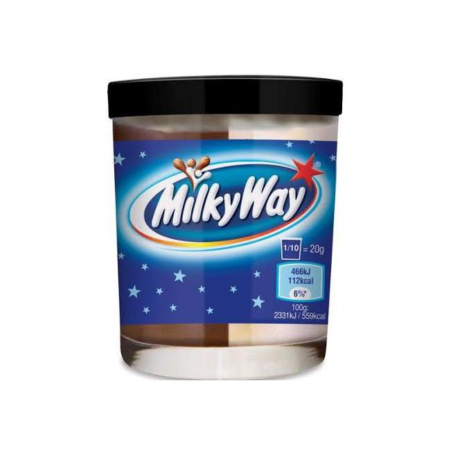 

PROMO MILKYWAY CHOCOLATE SPREAD MILKY WAY CHOCO SPREAD SELAI COKLAT 200GR