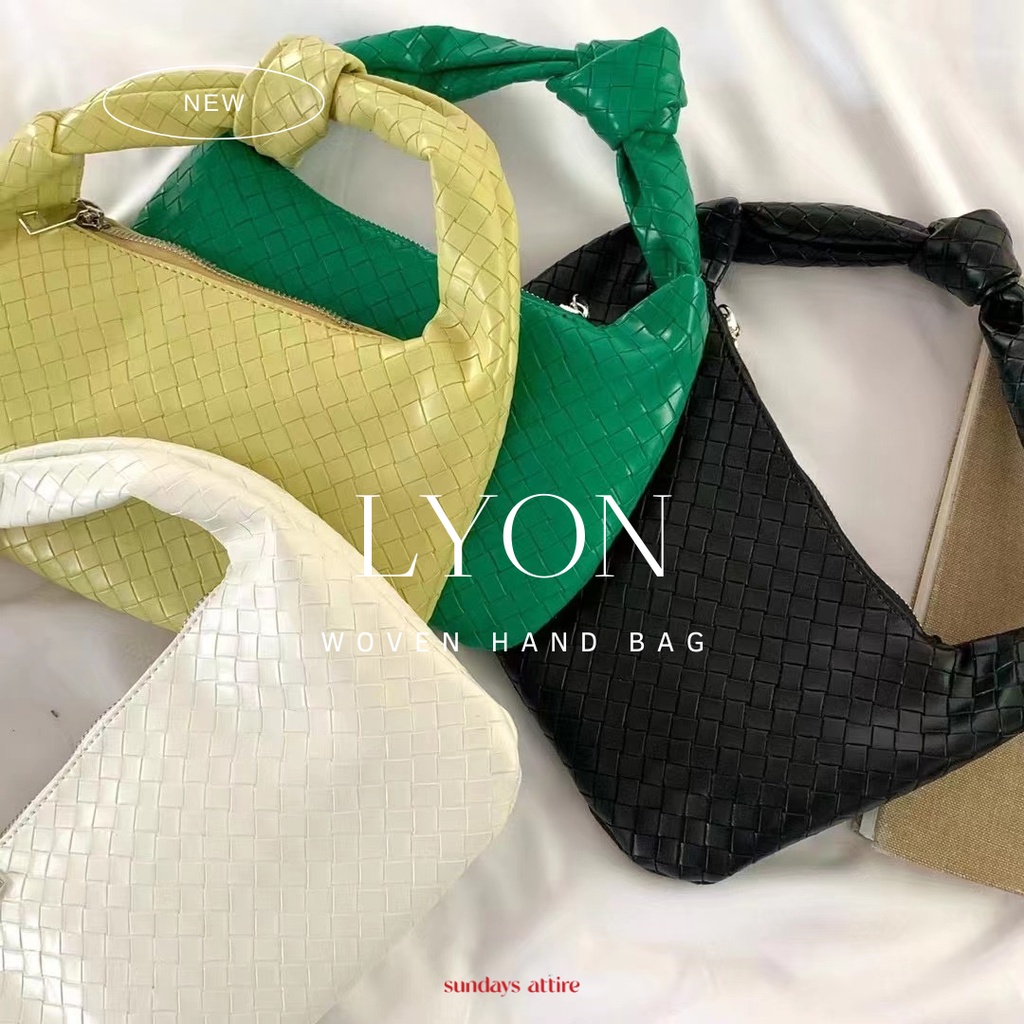 Sundays Attire - LYON Woven Anyaman Hand Bag / Tas Wanita