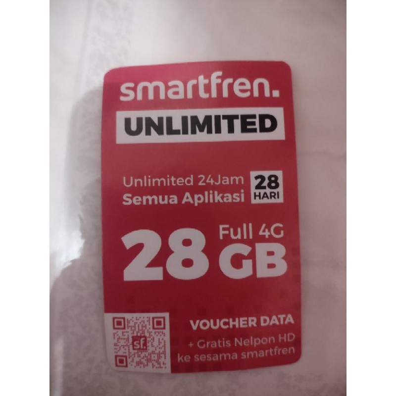 Voucher smartfren 1gb unlimited