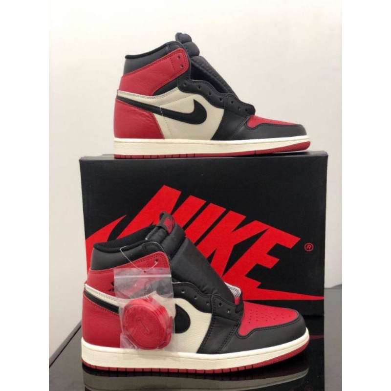 Nike Air Jordan 1 High Bredtoe Sneakers For Unisex Perfect Kicks