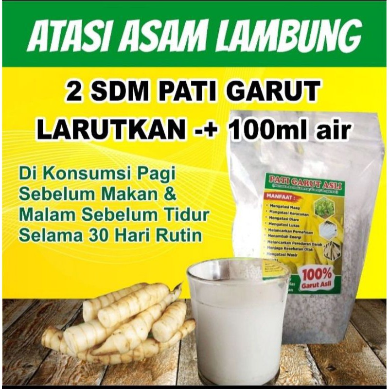 

Tepung Pati Garut Asli Lingkar Organik Obat Herbal Asam Lambung Gerd Maagh Alami 500gram /TEPUNG GARUT/PATI ASAM LAMBUNG/ANGKRIK /ARROWROOT 500Gr
