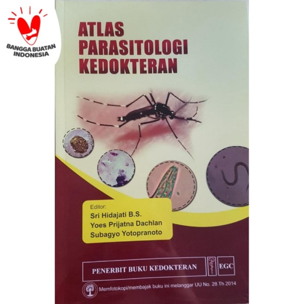 Buku Kedokteran [ORIGINAL] Atlas Parasitologi Kedokteran - Sri Hidajati