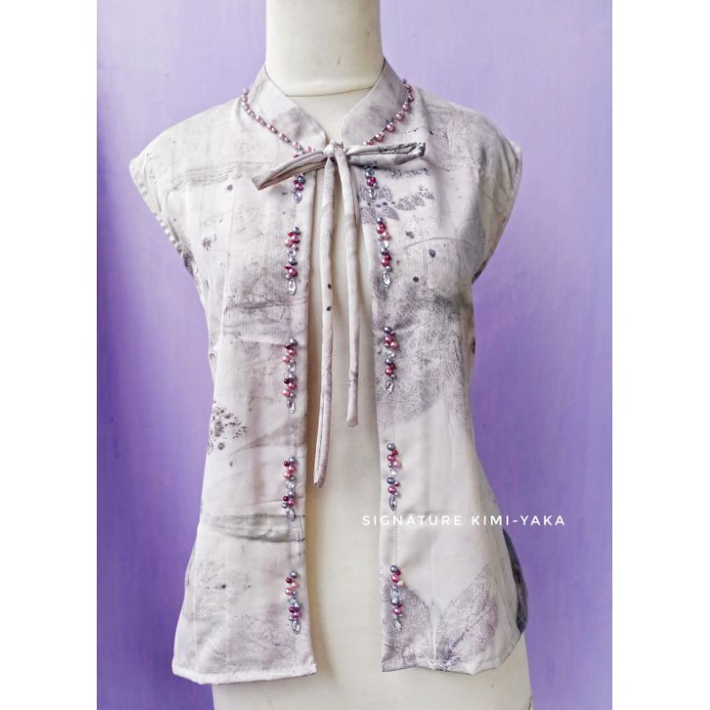 OUTER ECOPRINT CANTIK/ baju. Ecoprint