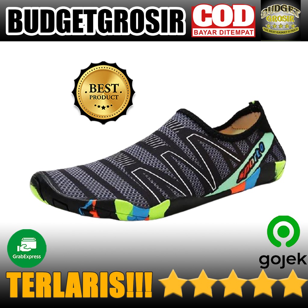 Sepatu Pantai Olahraga Air Size 42 - 6688--STOUREG--Gray