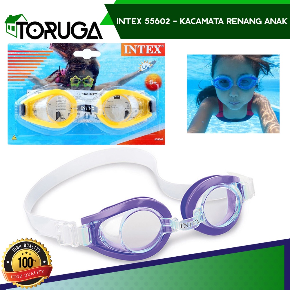 Kacamata Renang Anak INTEX Play Goggles 55602 Aquaflow / Alat Berenang