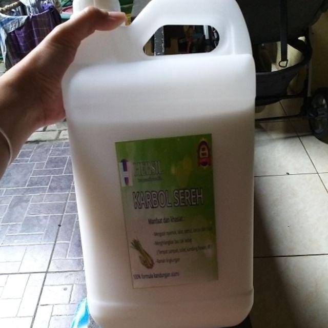 READY STOCK 5 LITER DIRIGENT KARBOL SEREH SEREI SERAI | PINUS CEMARA WIPOT ANTI BACTERI BAKTERI