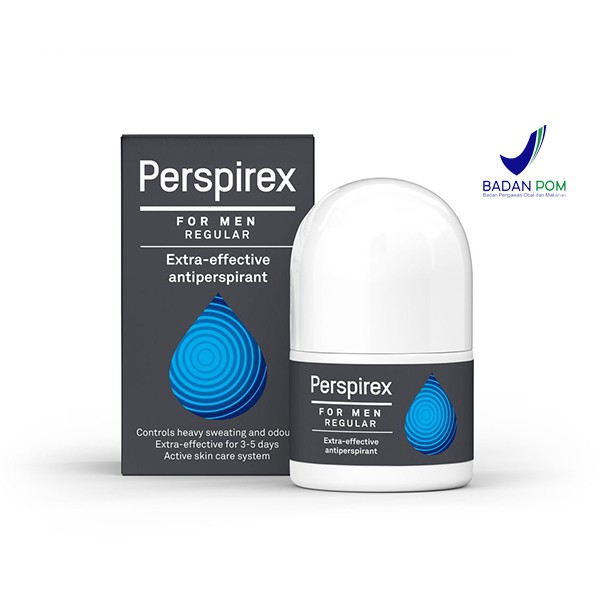 Perspirex Strong AntiPerspirant Roll On - 20ml + Perspirex Men Antiperspirant Roll On - 20ml / Deodorant Perawatan Ketiak Keringat Berlebih Bau Badan