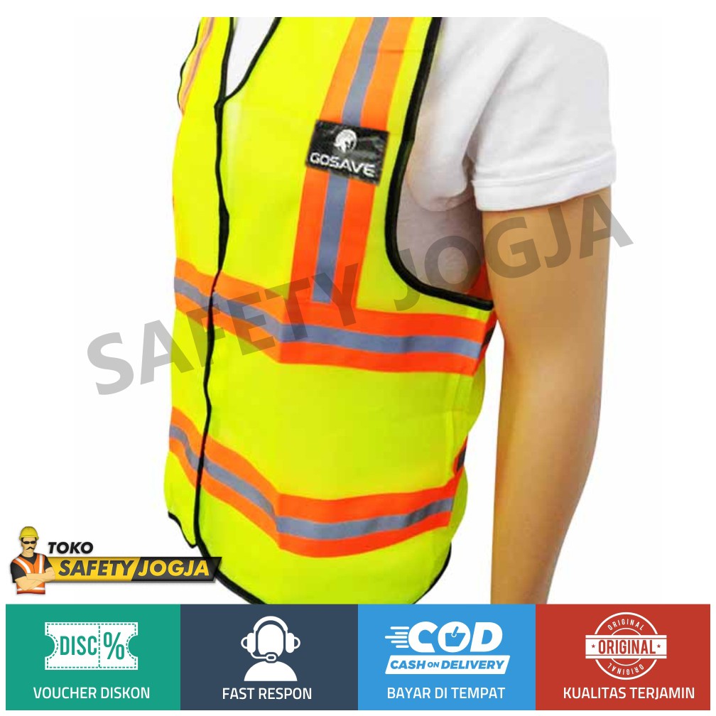 ROMPI PROYEK SAFETY KOMBINASI POLYESTER 4 LINE GOSAVE