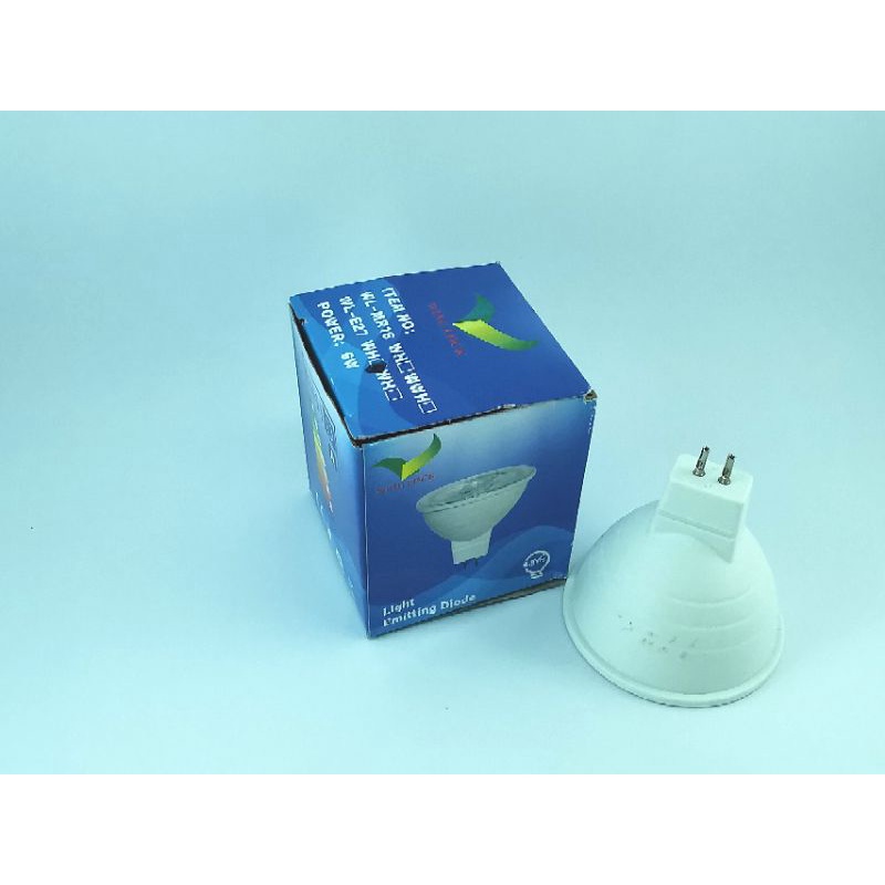 LAMPU LED DOWNLIGHT / LED PLAFON / LAMPU DINDING / 6 WATT/ MR16 / LAMPU HALOGEN / CAHAYA PUTIH DAN WARMWHITE (kuning)