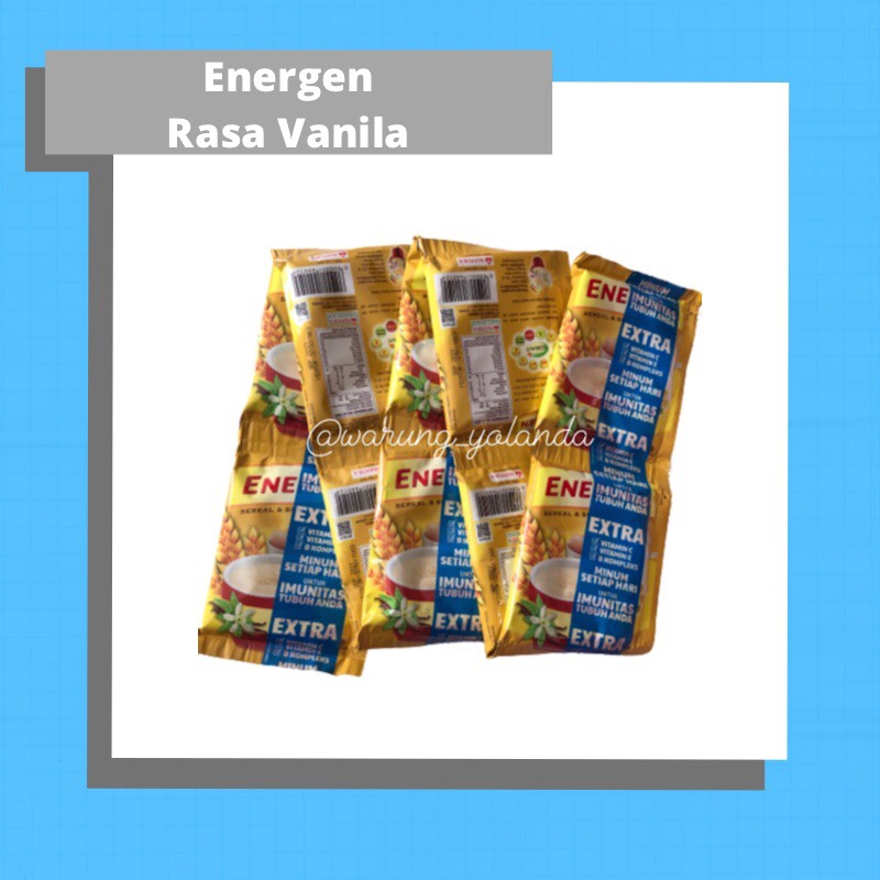 

Energen Rasa Vanila 1 Sachet