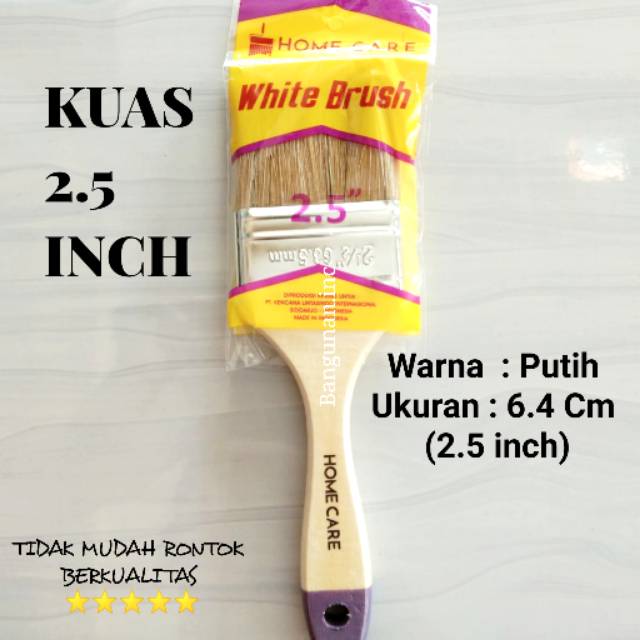 

KUAS CAT 2.5 INCH - KUAS TEMBOK - KUAS CAT MINYAK