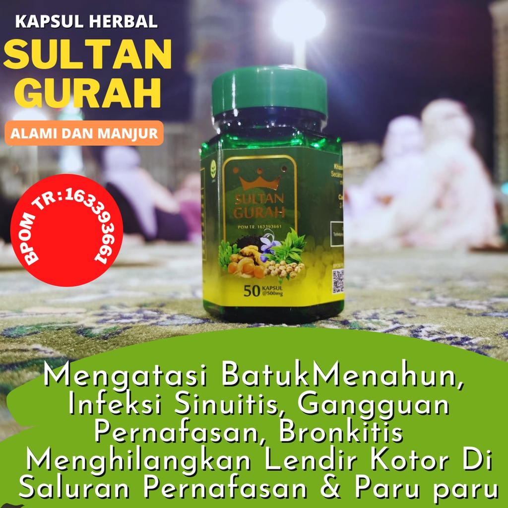SULTAN GURAH Obat Asma Gurah Kapsul Kapsul Herbal Gurah Obat Gurah