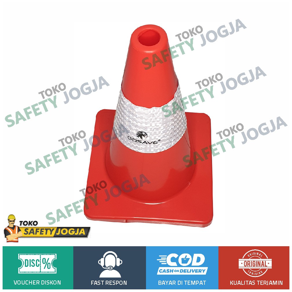 TRAFFIC CONE 45 CM ELASTIS GOSAVE