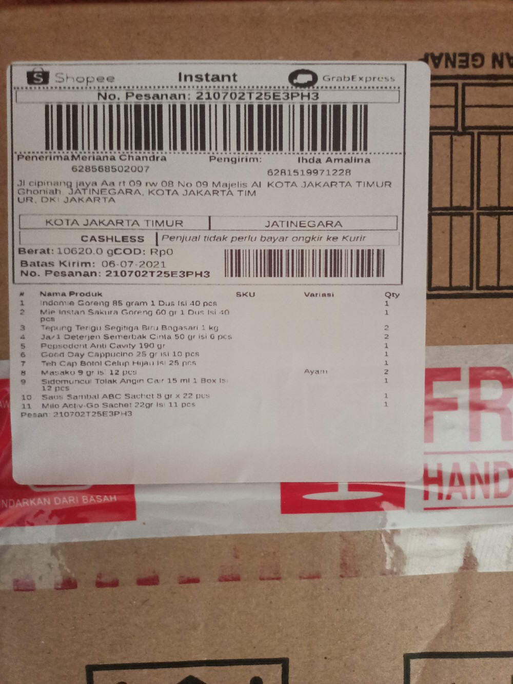 Jaz1 Deterjen Semerbak Cinta 50 Gr Isi 6 Pcs