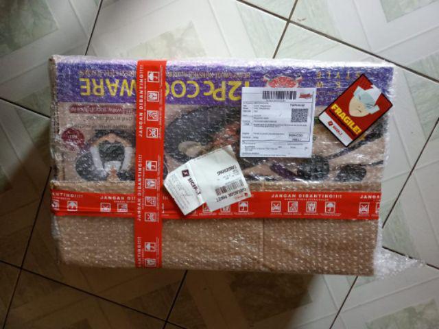 Panci Set / Wajan Set / Cookware 7pcs Supra - Ice Flower Ungu