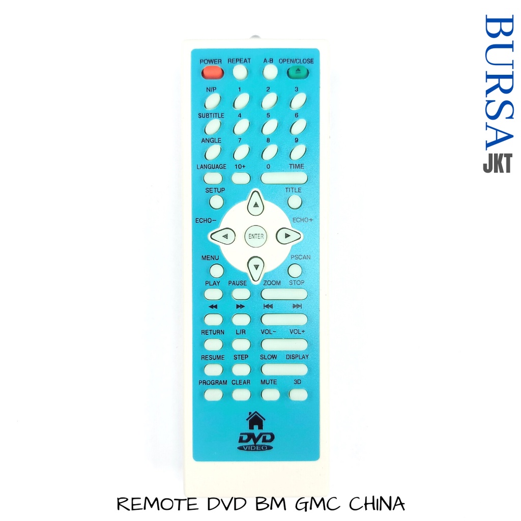 REMOTE DVD BM MPEG4 100IN1 CHINA HIJAU KAWACHI GMC CRISTAL