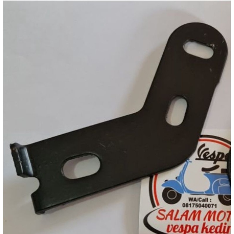 plat breket spion vespa pangkon spion vespa super px sprint exclusive spartan-TEBAL