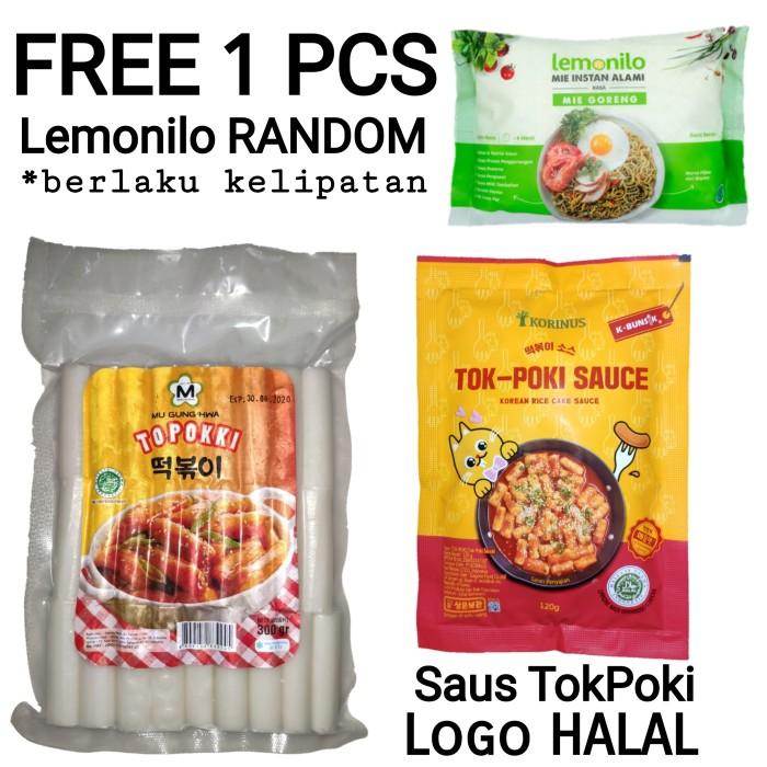 

Pasta | [Promo] Bundling Hemat Logo Halal Topokki + Saus - Tokpoki Korea