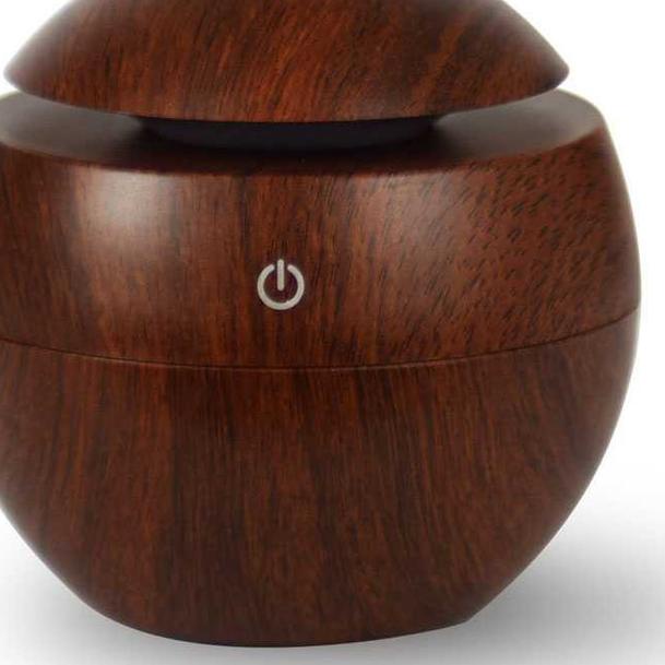 ☂ Aroma terapi Ruangan Elektrik Desain Kayu - Pengharum - Merah Muda ➫