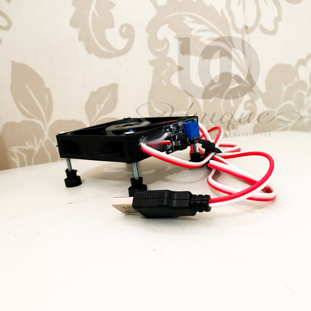 UNIQUE Modem Fan Cooler / Pendingin Kipas STB Wifi Router USB PS4