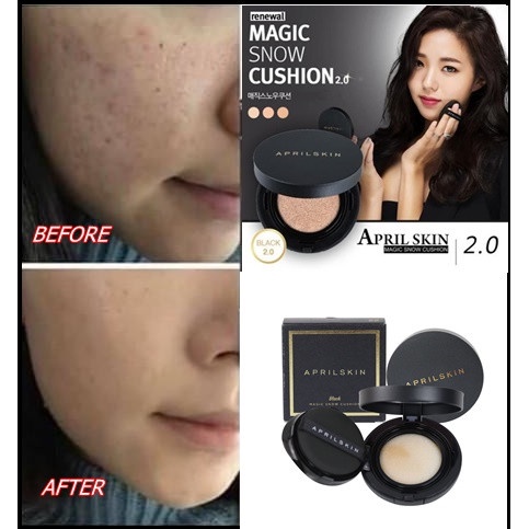 cushion Aprilskin bedak bb cc dd cream foundation Korea ORIGINAL ASLI