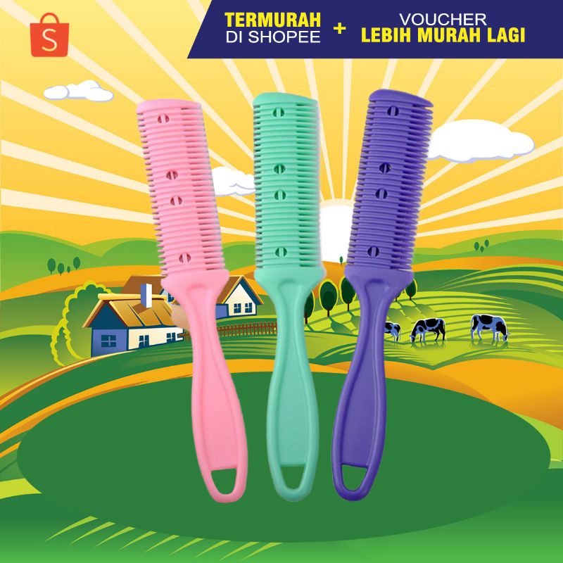 SISIR RAZOR - Sisir Cukur Bulu Kucing Alat Potong Bulu Kucing Sisir Grooming Kucing Sisir Trimming Bulu Kucing