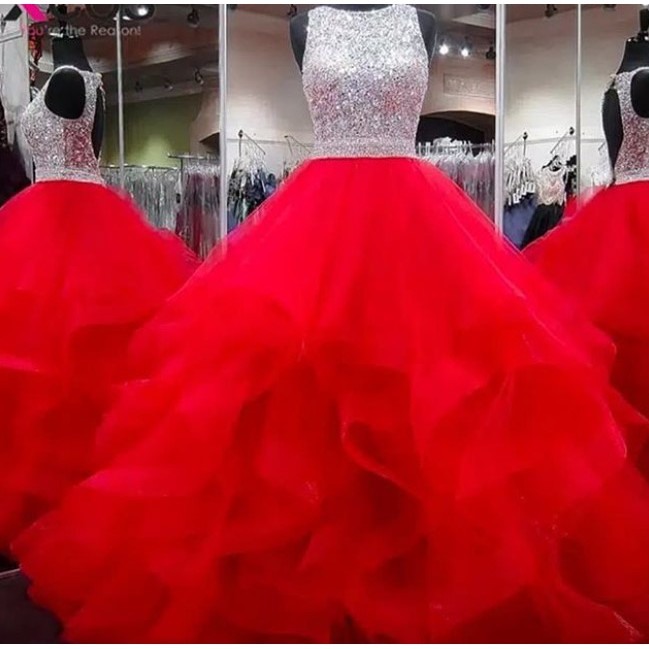 Gaun pengantin merah/Wedding dress/Gaun malam