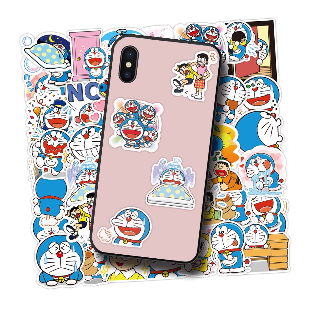 Pokonyan stiker DORAEMON air Cangkir anak-anak jurnal bahan lucu kartun ponsel case PVC Tangan Buku