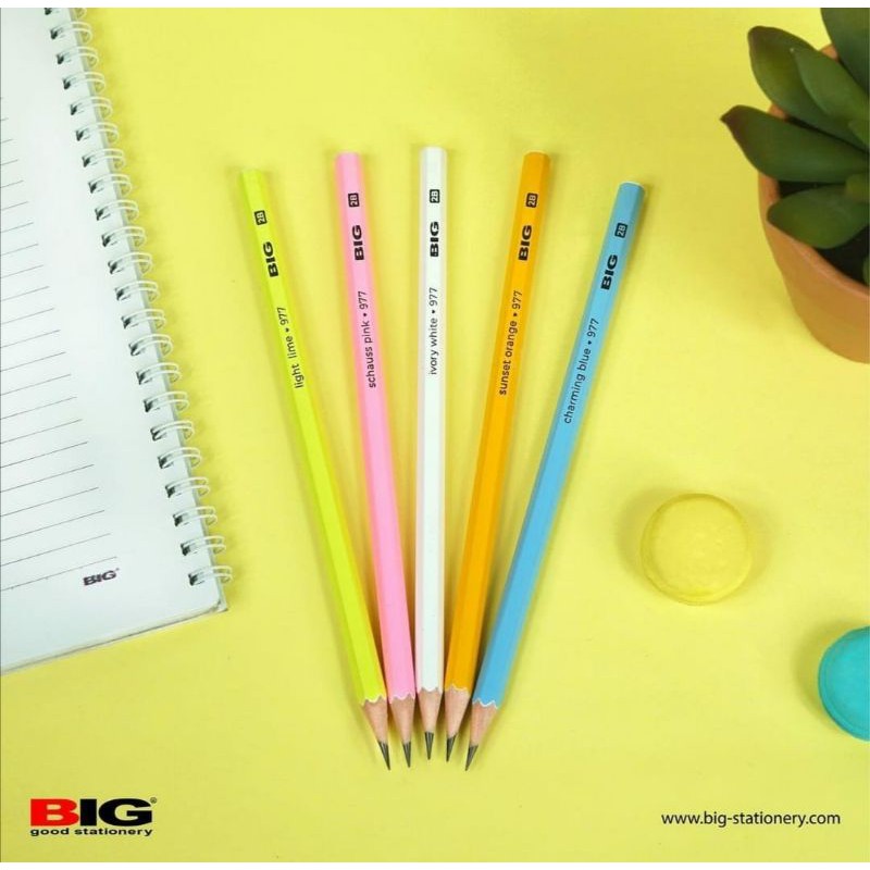 

Pensil BIG 2B Pastel Paradise 977 1box isi 12pcs