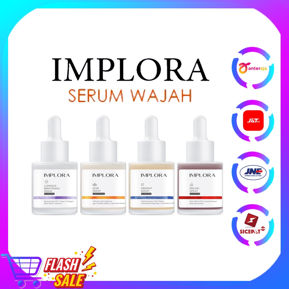 Serum Implora Acne Implora Serum wajah Serum Implora Serum Wajah Implora Face Serum Luminous Bright 
