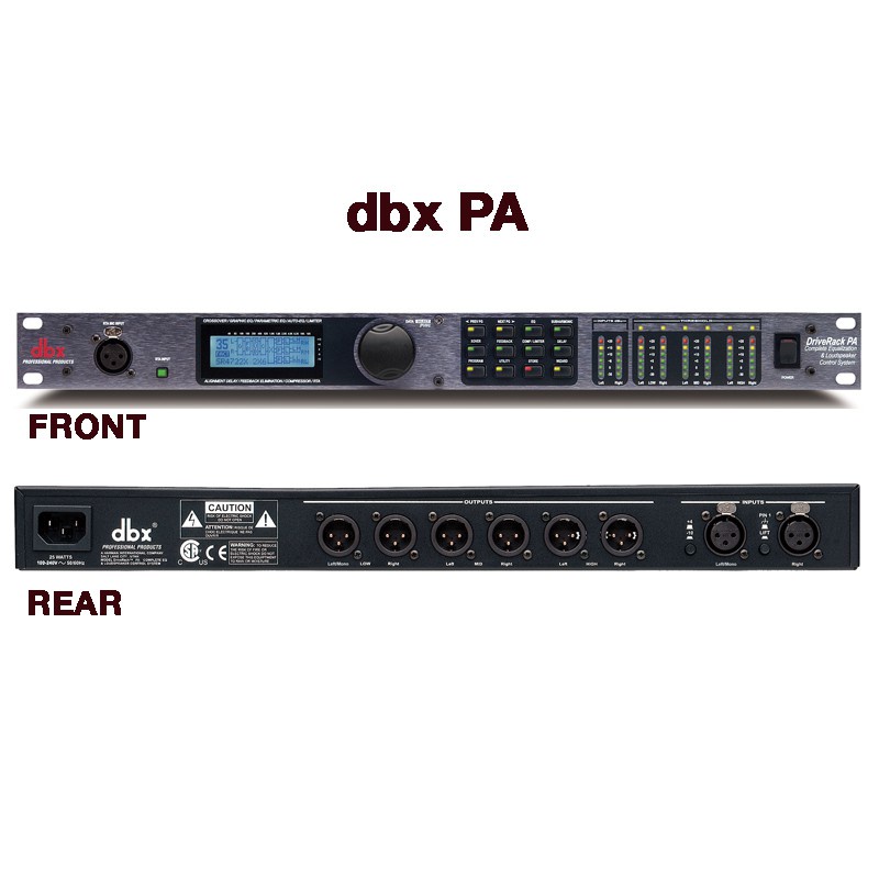 Speaker Management DBX PA