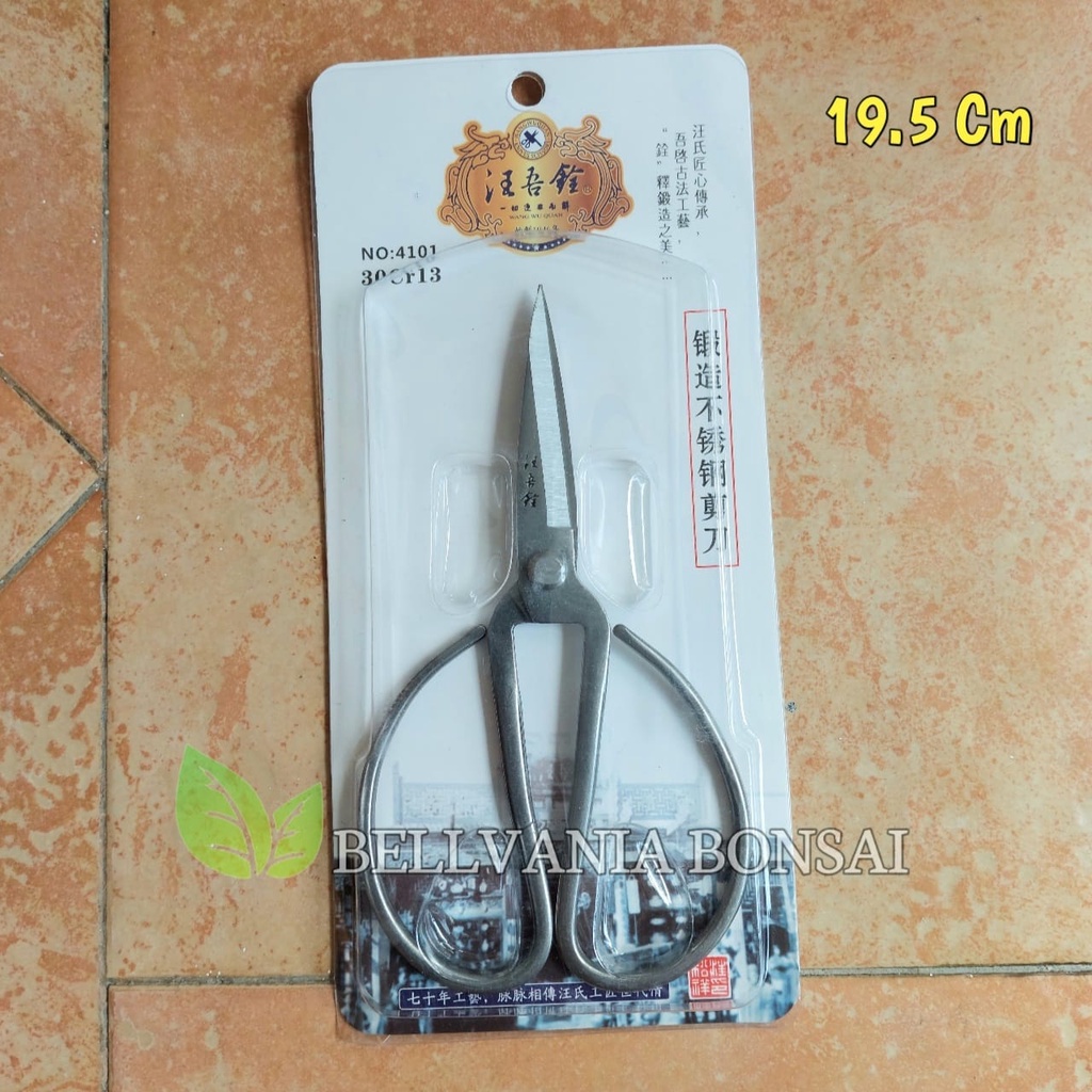 Gunting Prunning Dahan Dan Daun Stainless Steel Wu Scissor